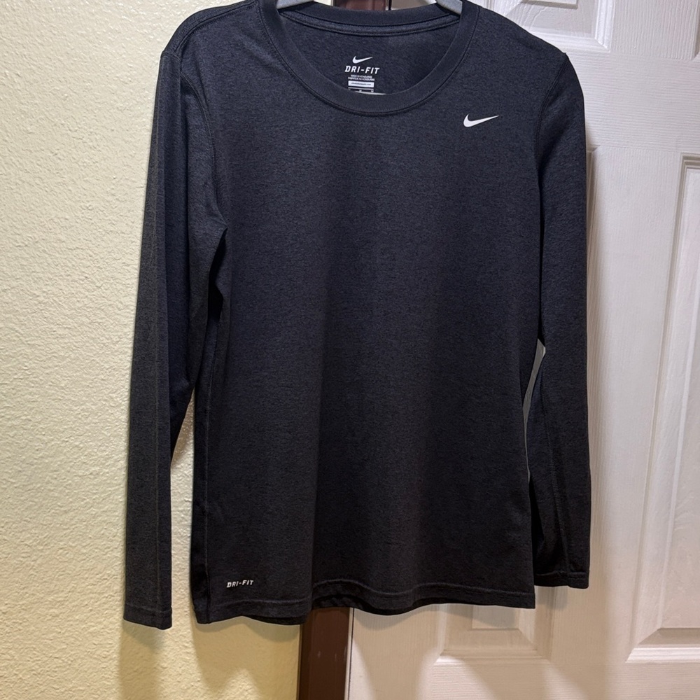 Nike Black Dri-FIT Long Sleeve Performance Tee